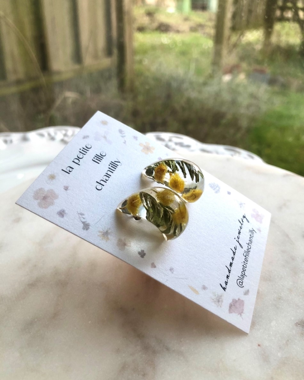 Boucles d'oreilles Chunky Drop Mimosa