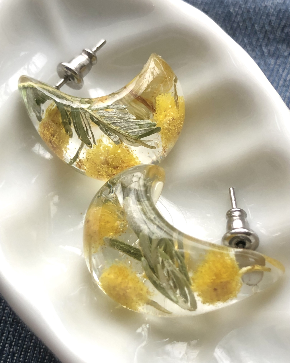 Boucles d'oreilles Chunky Drop Mimosa