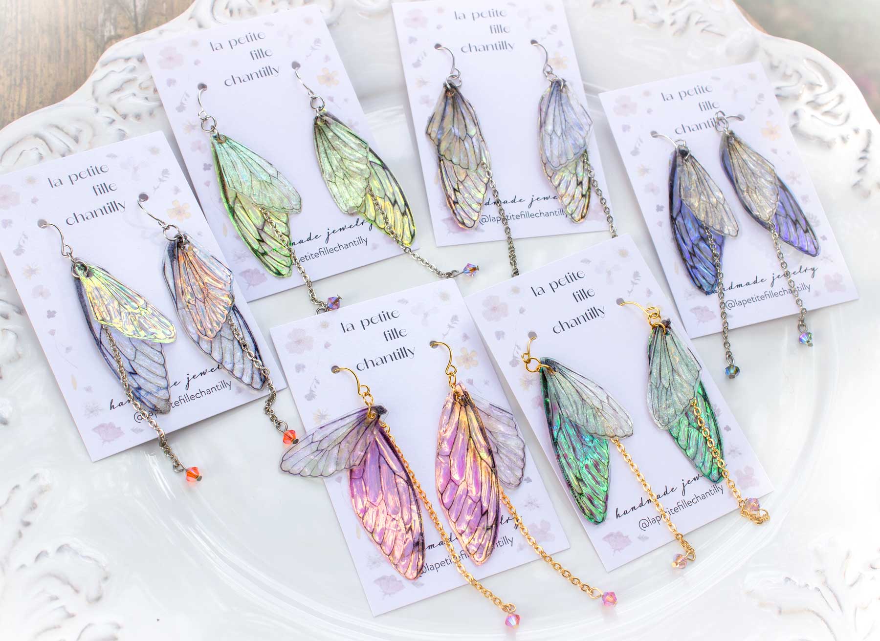 collection Fairy wings boucles d'oreilles
