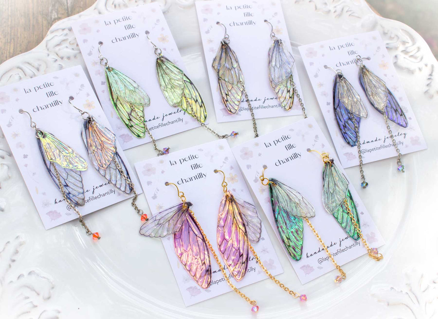 collection Fairy wings boucles d'oreilles