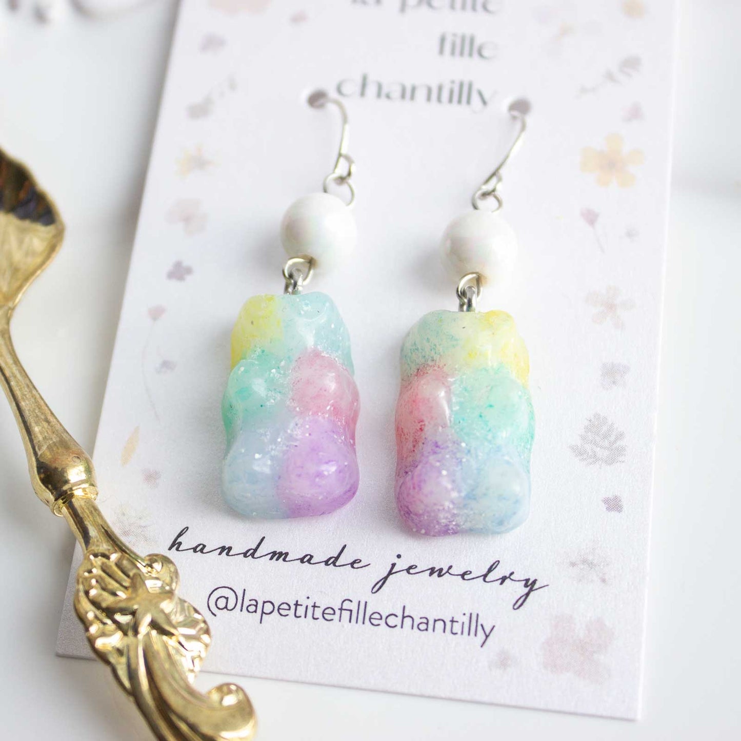 "Gummy Bear" candy earrings