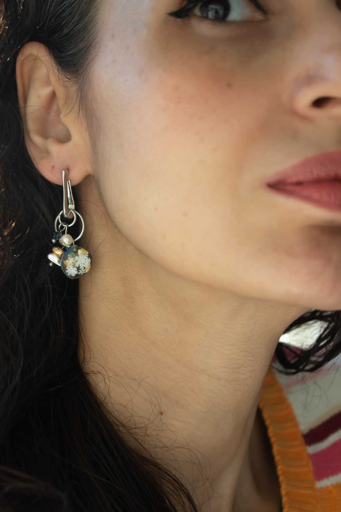 Boucles d'oreilles Flocon de Nuit