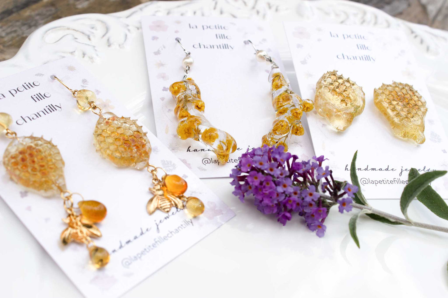 collection bijoux miel et mimosa