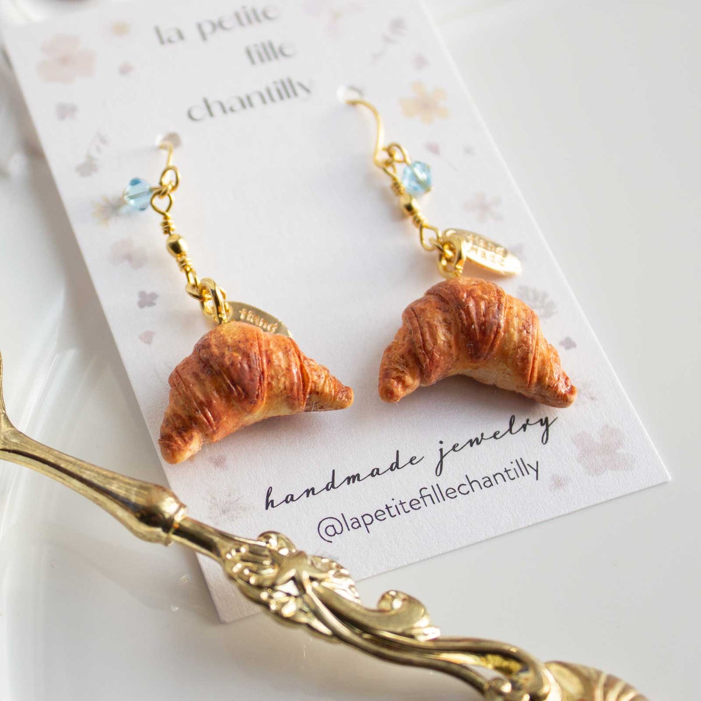 boucles d'oreilles croissants