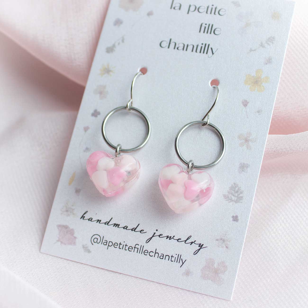 Pendientes colgantes Corazones