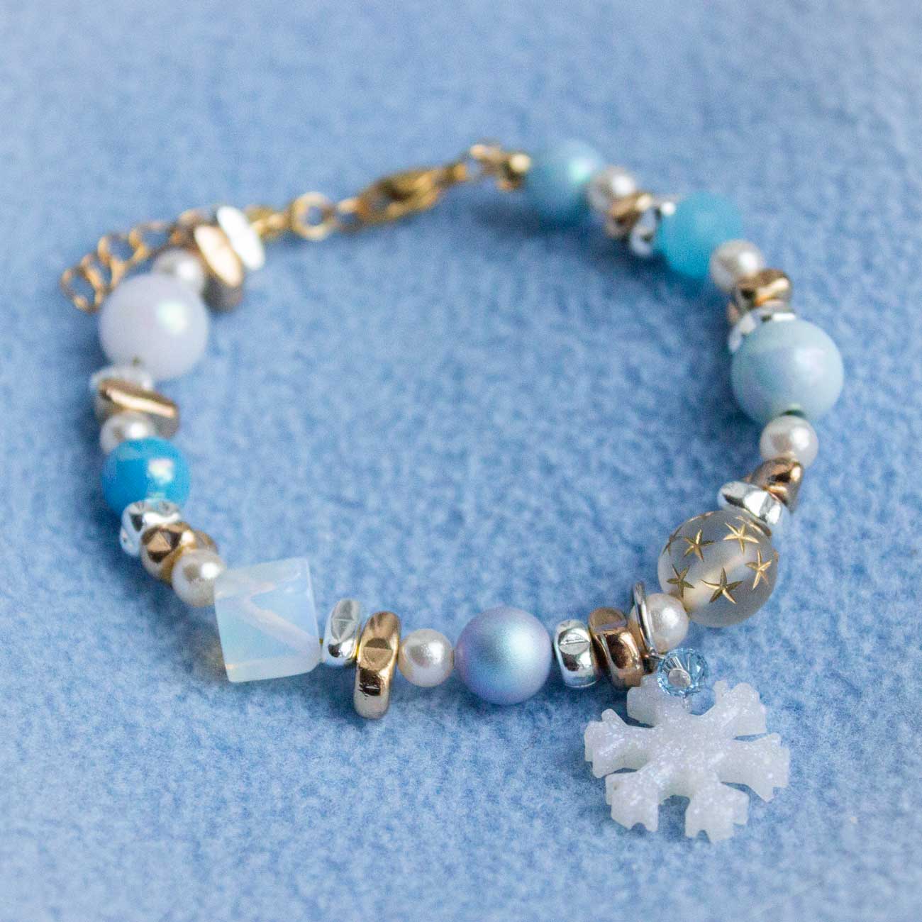 Pulsera con cuentas Winter Sky